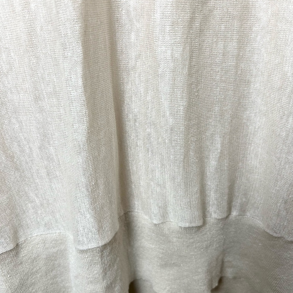 Eileen Fisher Dolman 3/4 Sleeve Top Women’s XL LINEN Oversized Sparkly Mature - Picture 4 of 11